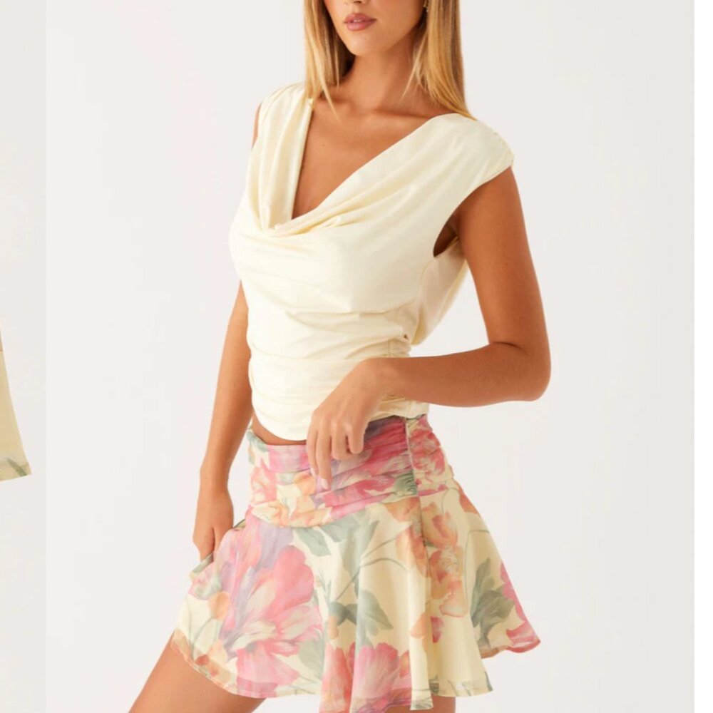 PepperMayo Floral Skirt